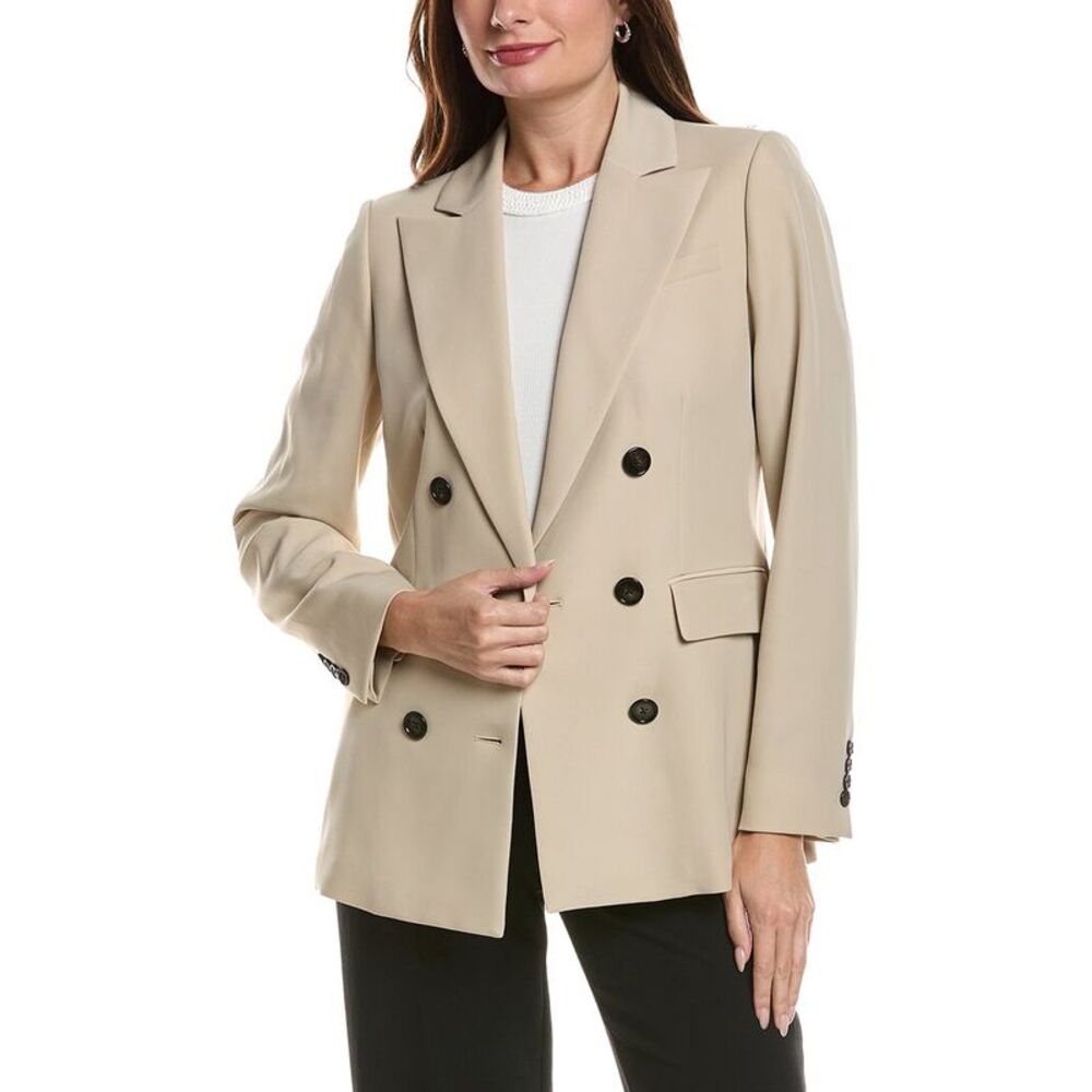 Brooks Brothers Womens Crop Jacket, Brown